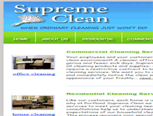 Tablet Screenshot of portlandsupremeclean.com